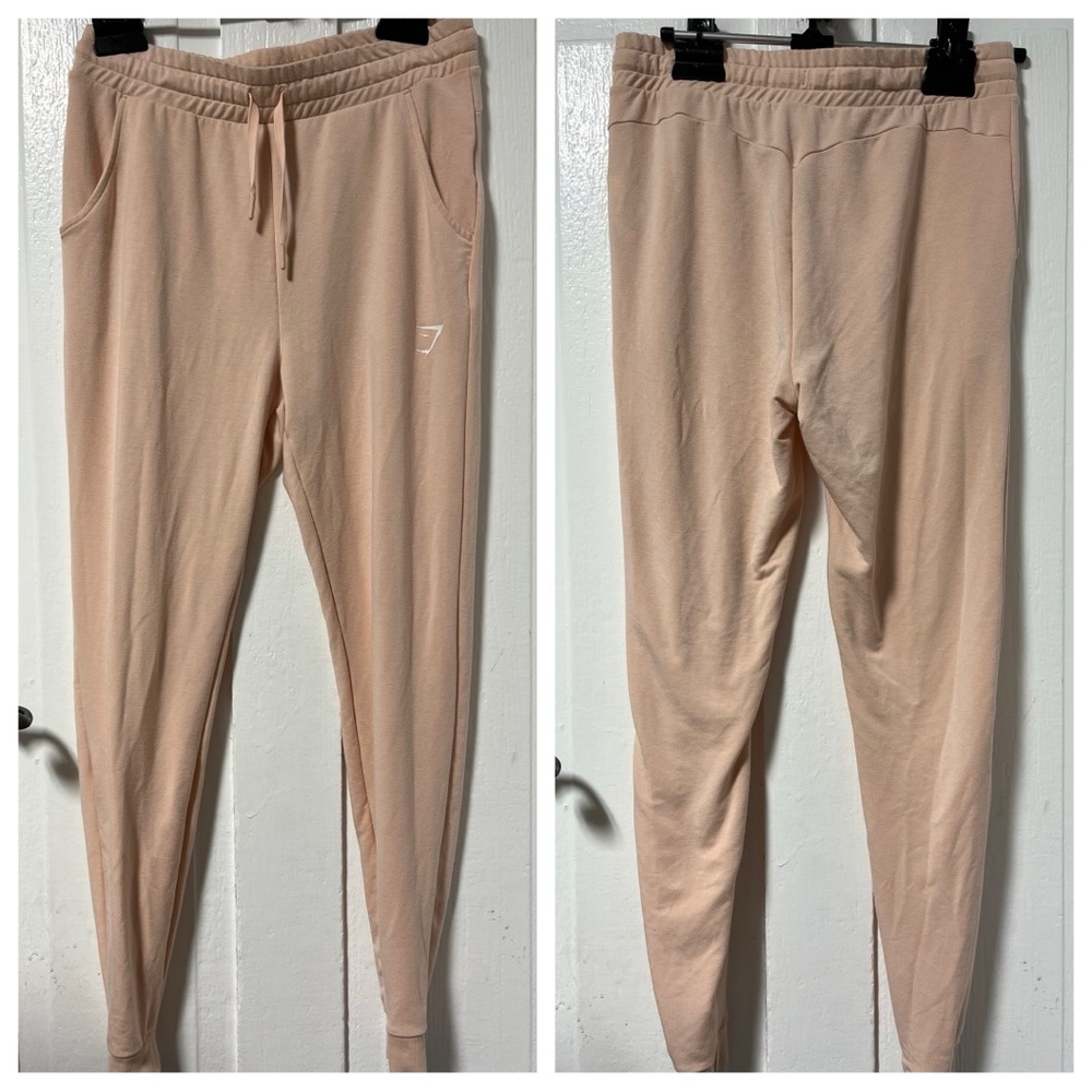 Gymshark Pippa Light Pink Training Joggers size medium